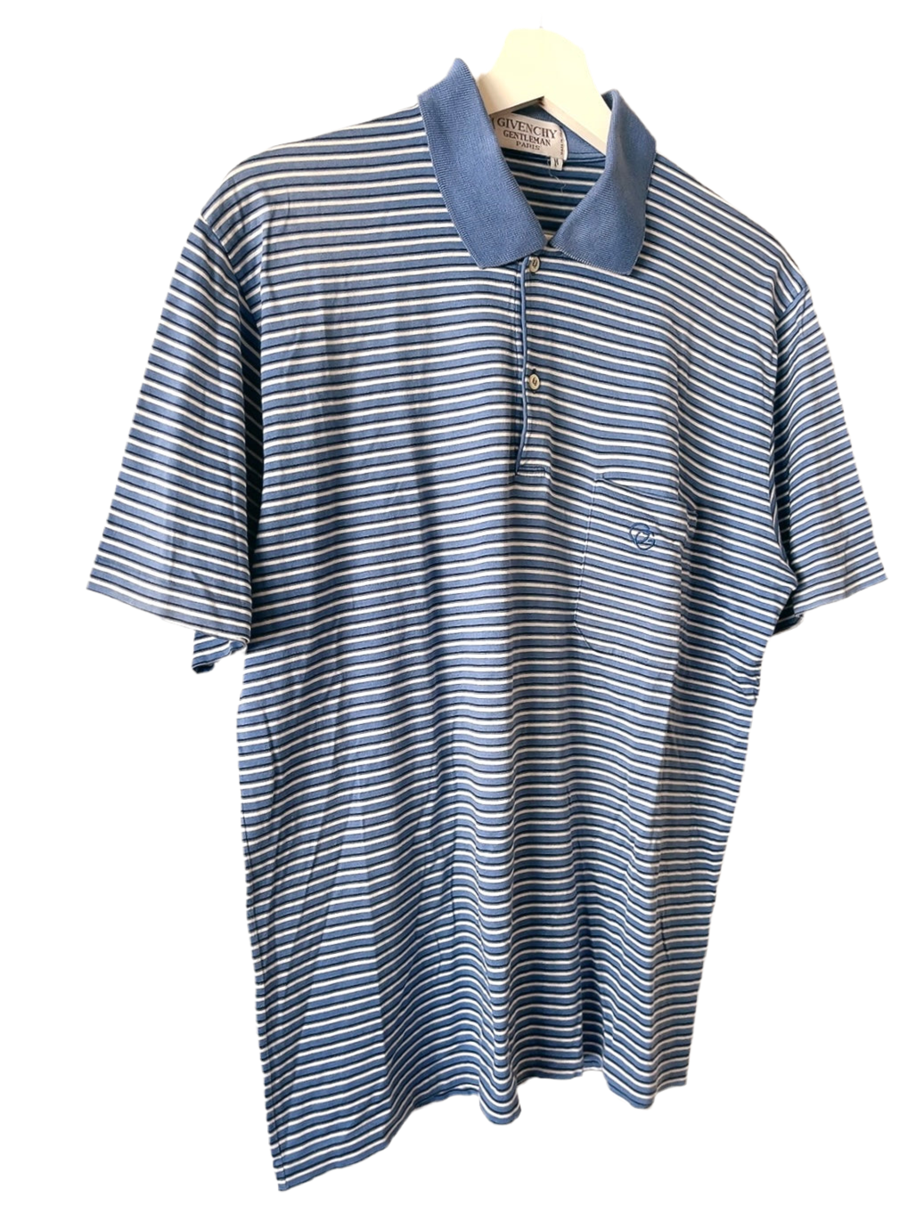 GIVENCHY gentleman vintage stripe polo shirt
