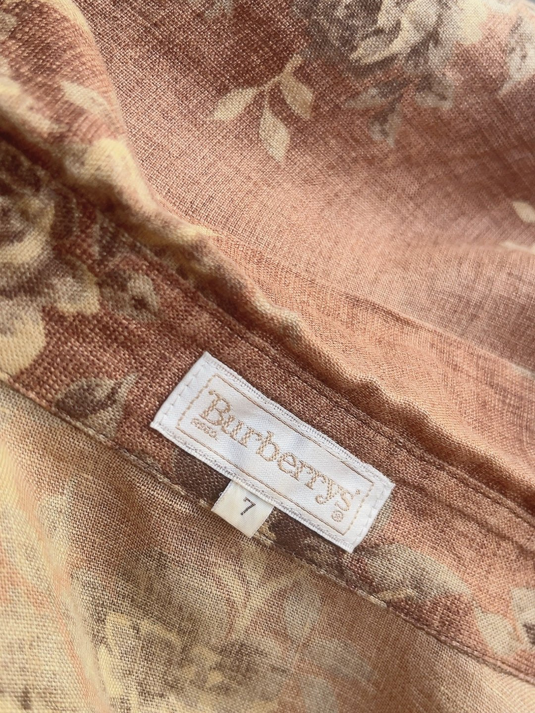BURBERRY’S 80s vintage linen shirt