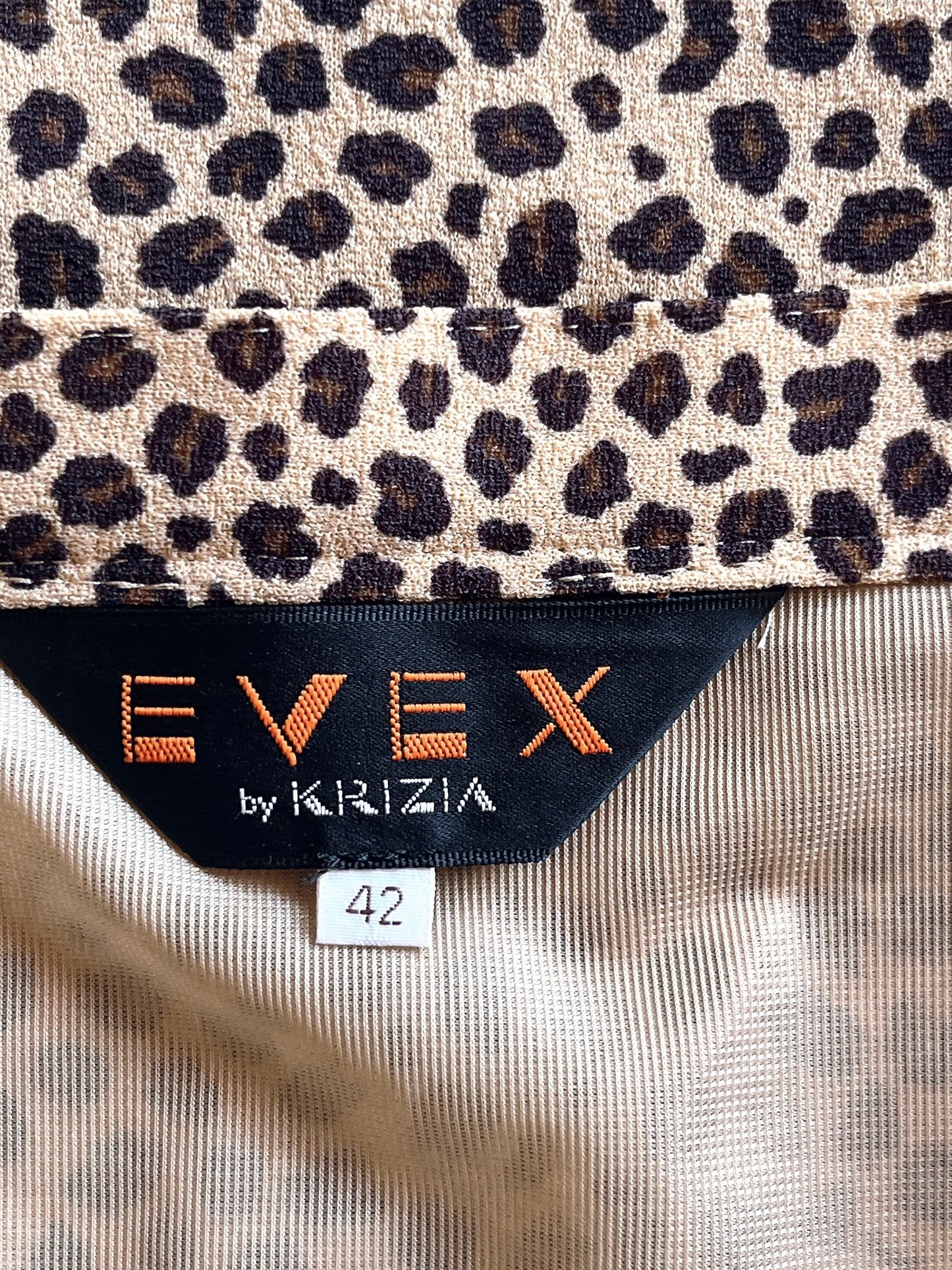 KRIZIA leopard long skirt