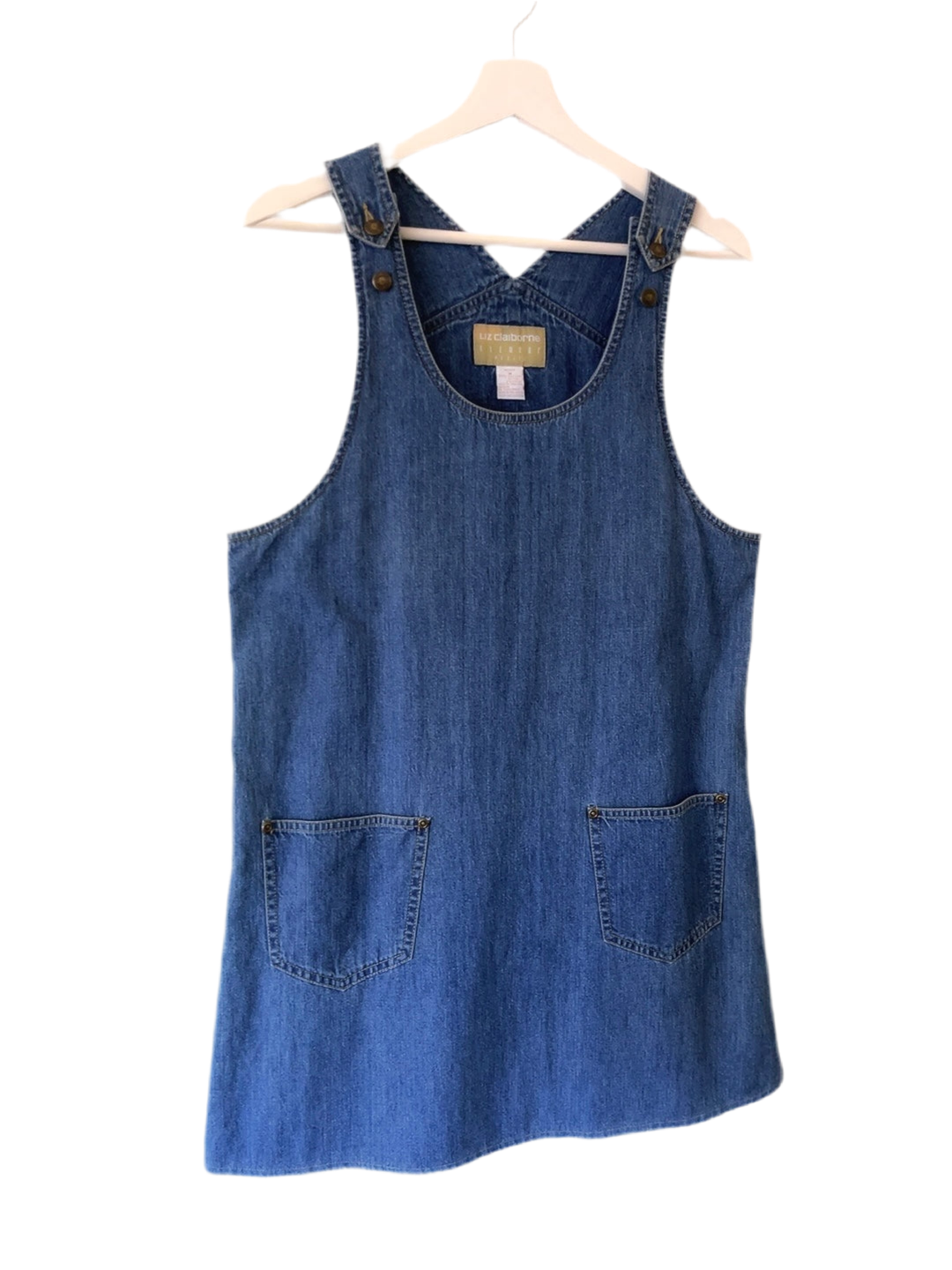 LIZ claiborne denim overall one piece