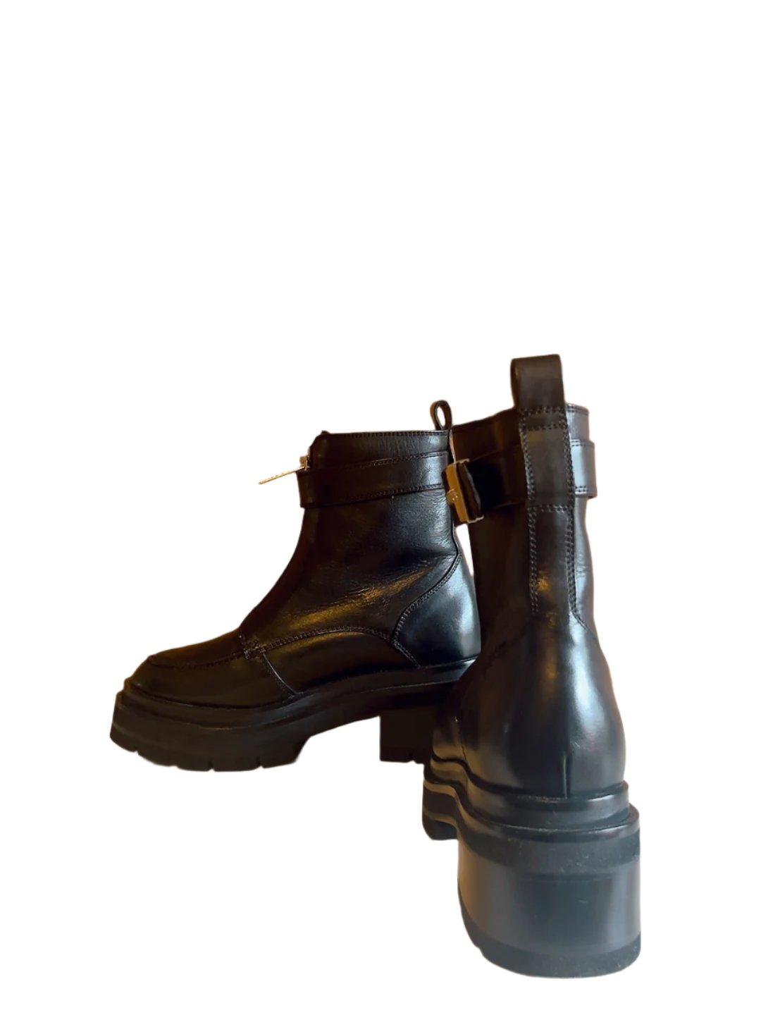 BRONX leather short boots
