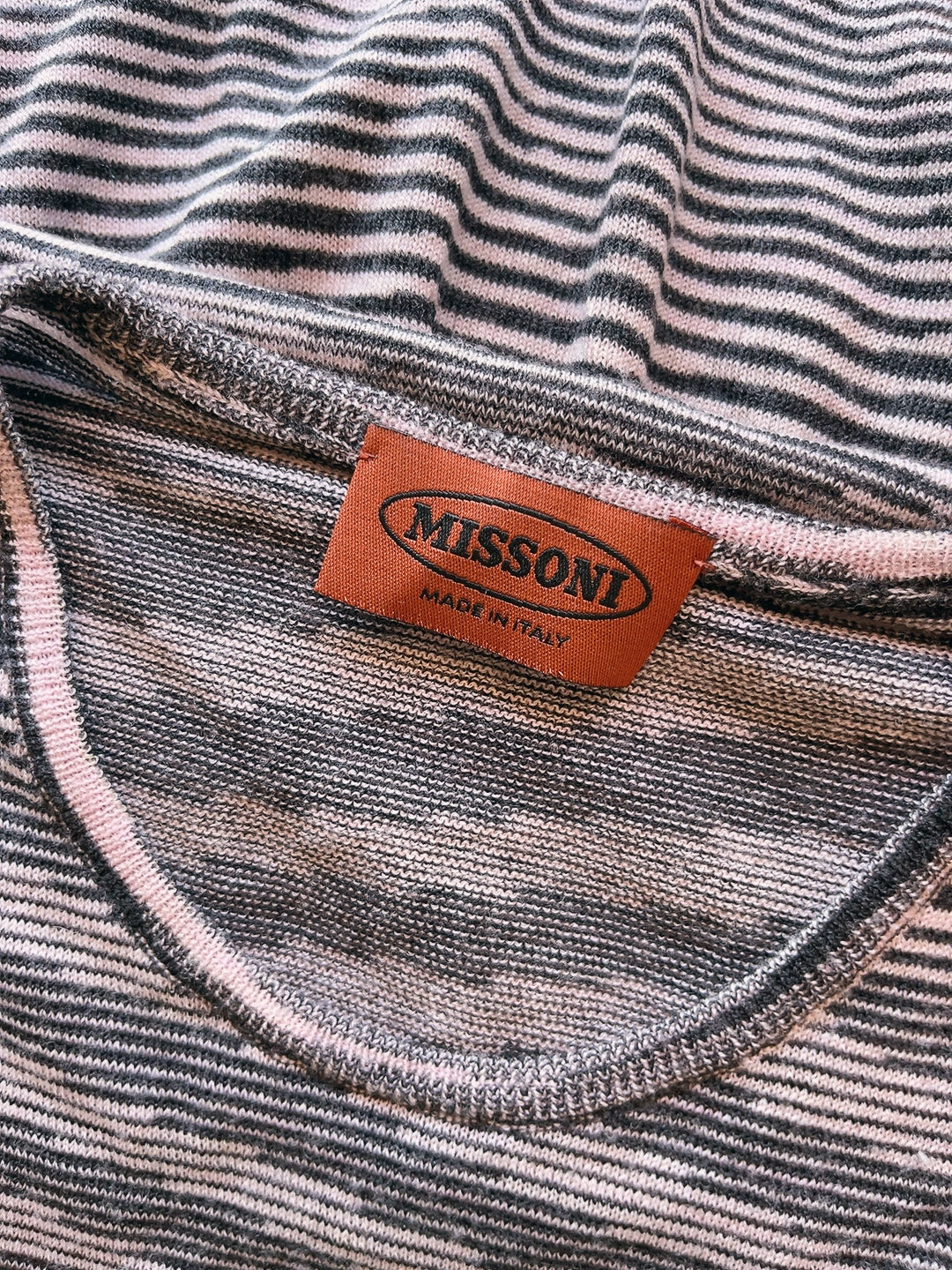 MISSONI vintage cashmere knit tank top