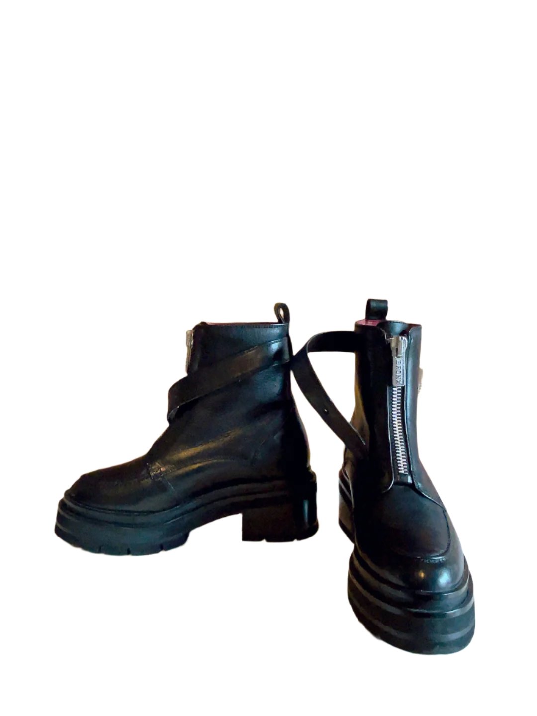 BRONX leather short boots