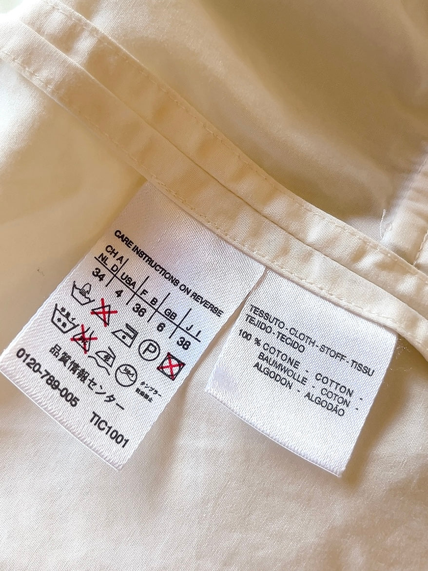 MaxMara - weekend line white cotton blouson