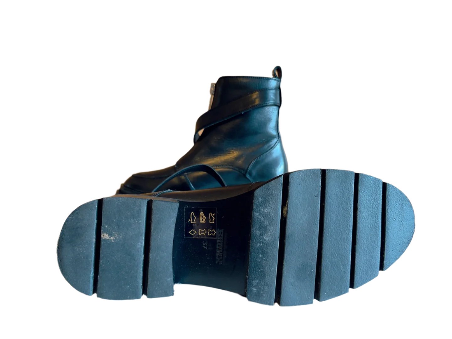 BRONX leather short boots
