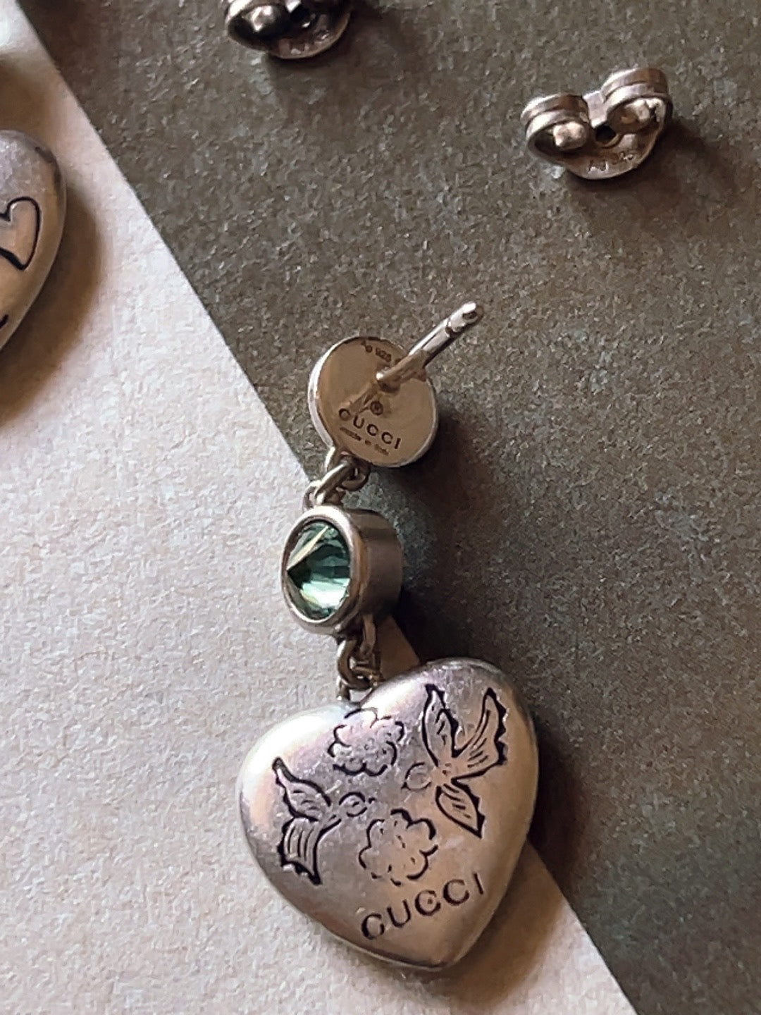 GUCCI ‘Blind for Love’ slv925 earrings