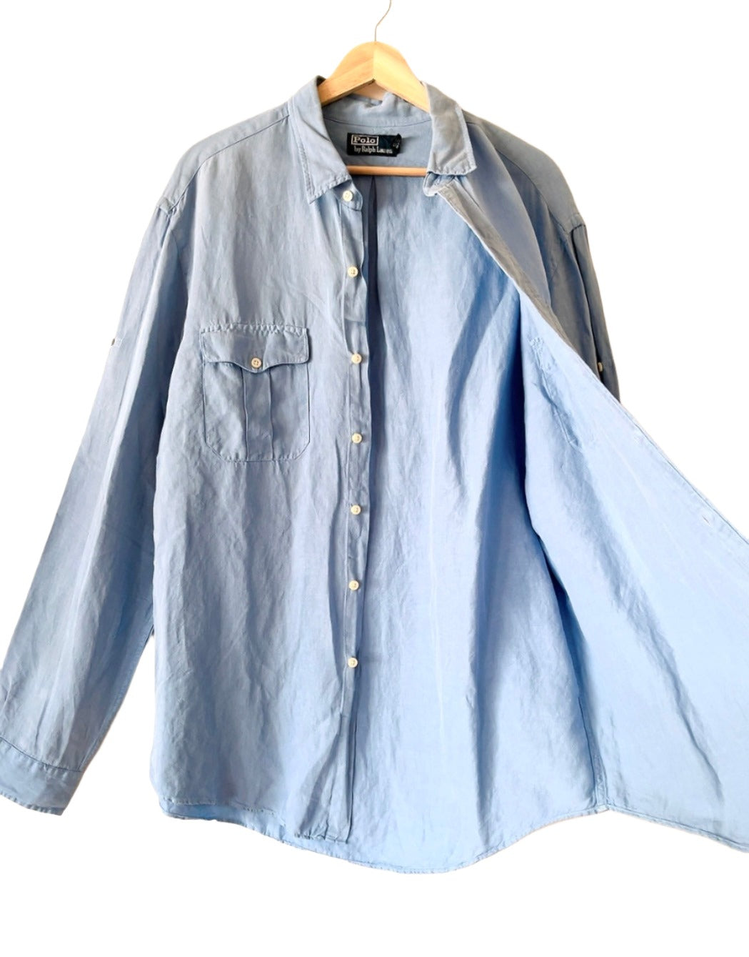 Polo by Ralph Lauren linen×silk shirt
