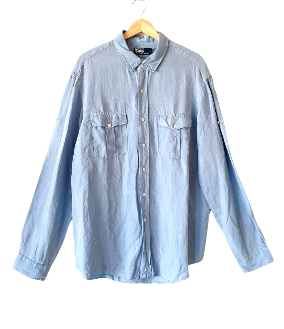 Polo by Ralph Lauren linen×silk shirt