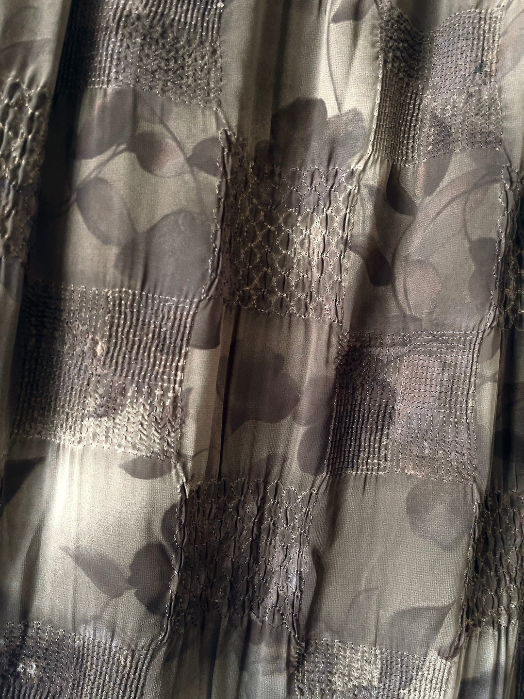 vintage blown long skirt