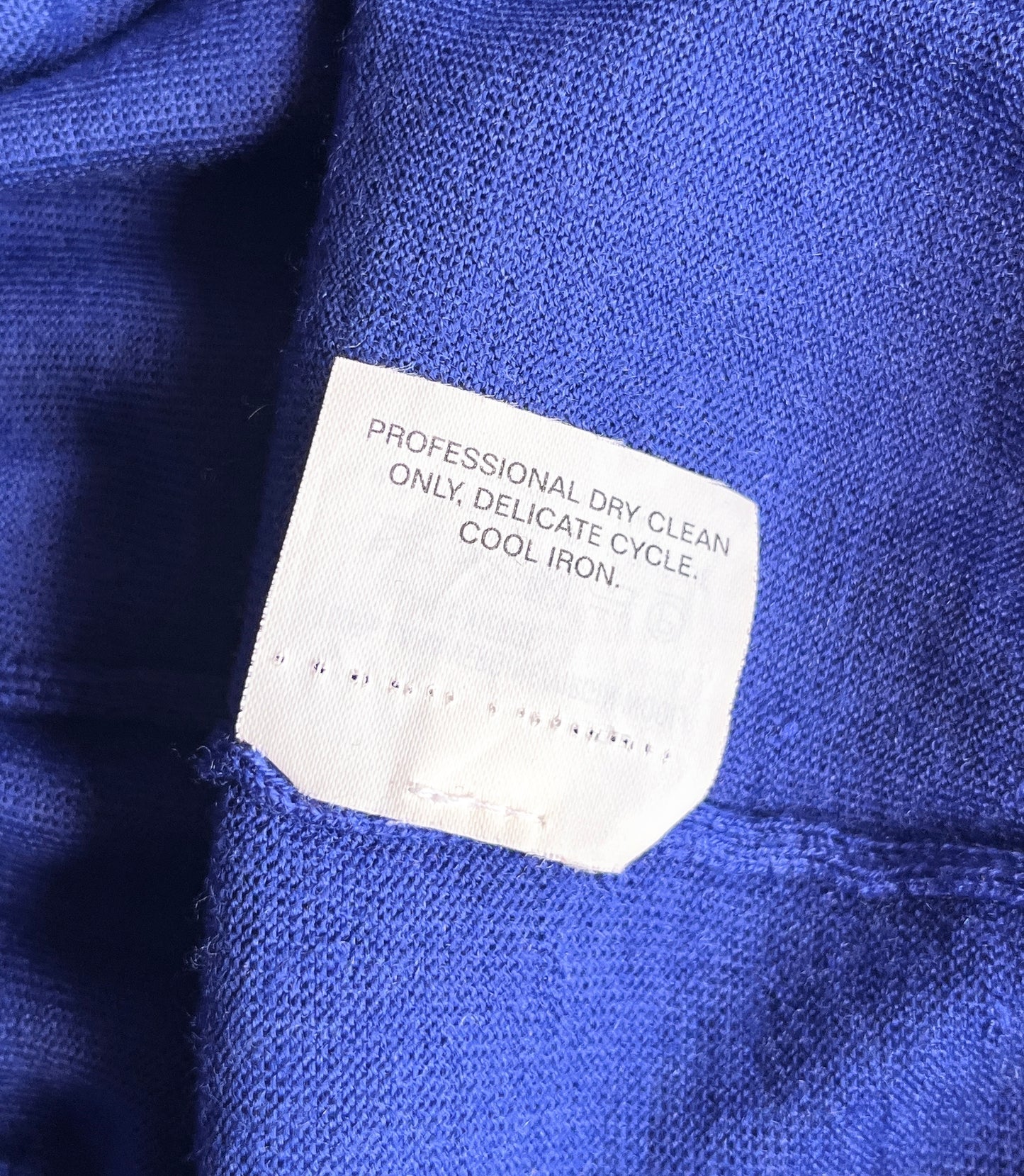 YSL - rive gauche blue knit