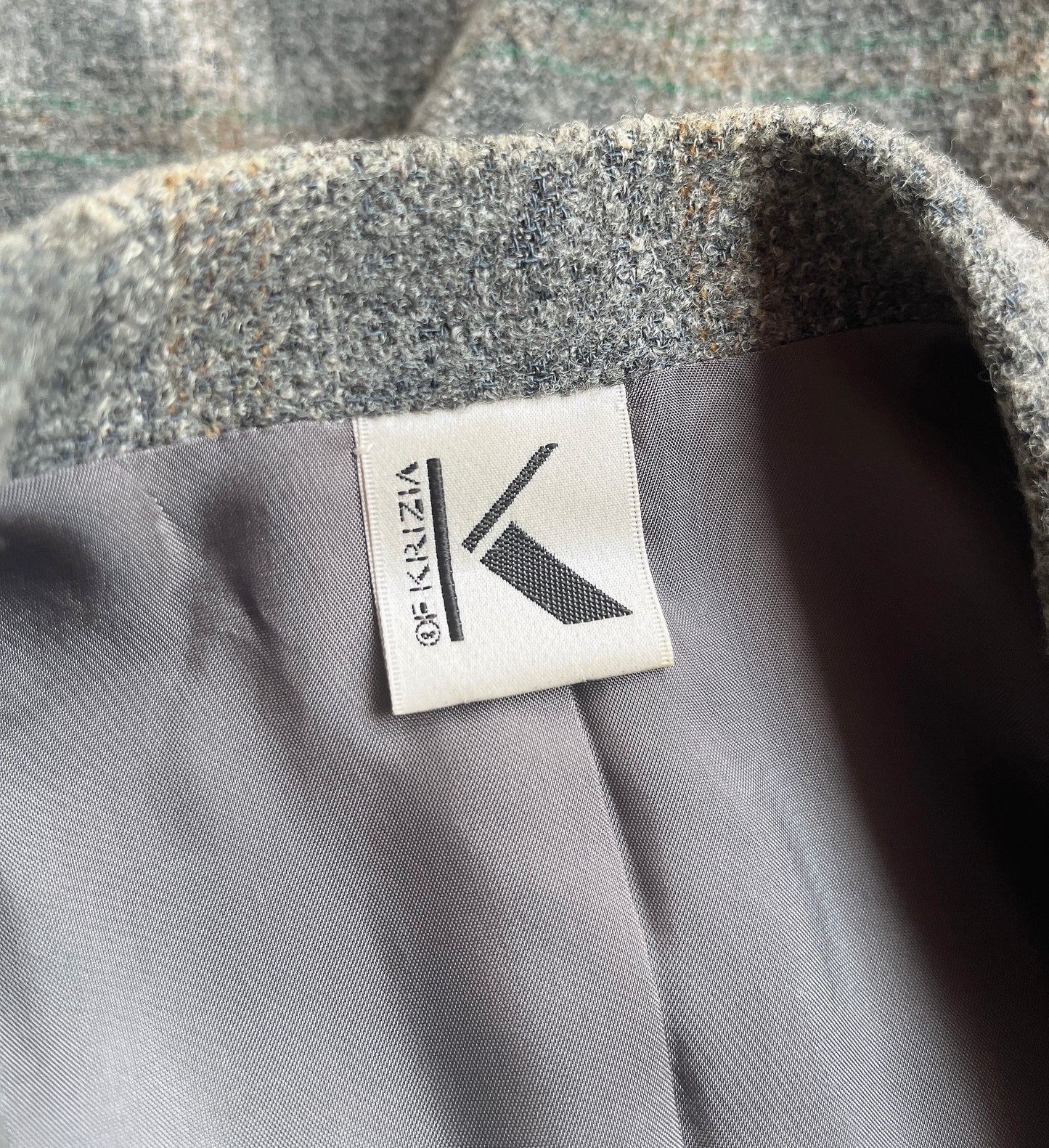KRIZIA vintage check jacket