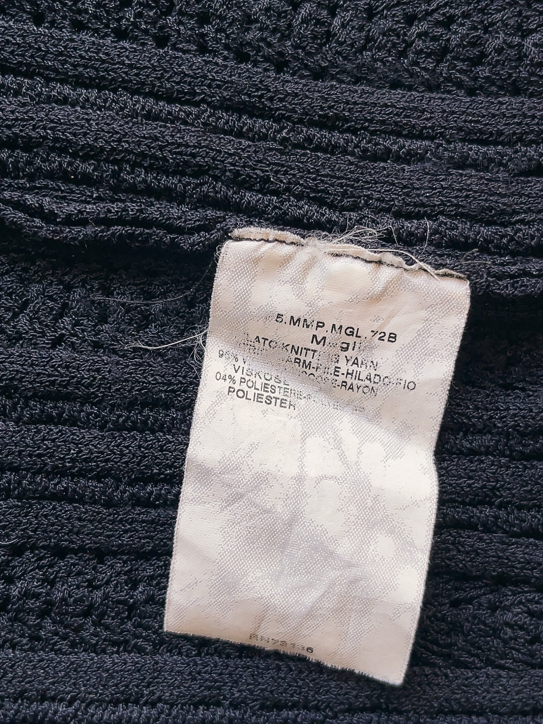Max Mara navy knit tank top