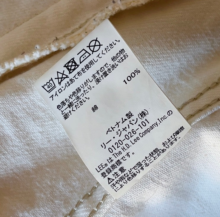 Lee vintage white riders denim jacket