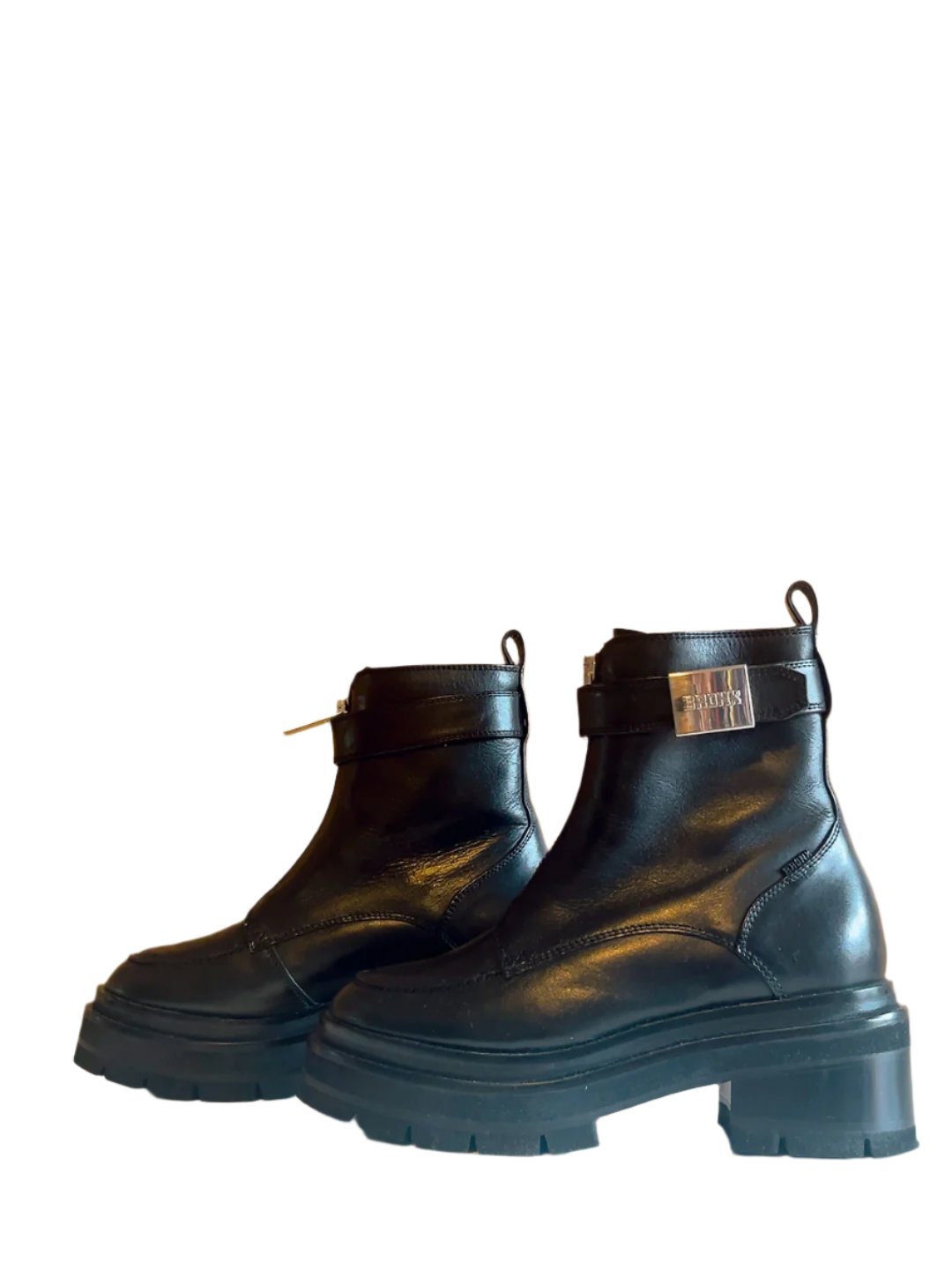 BRONX leather short boots