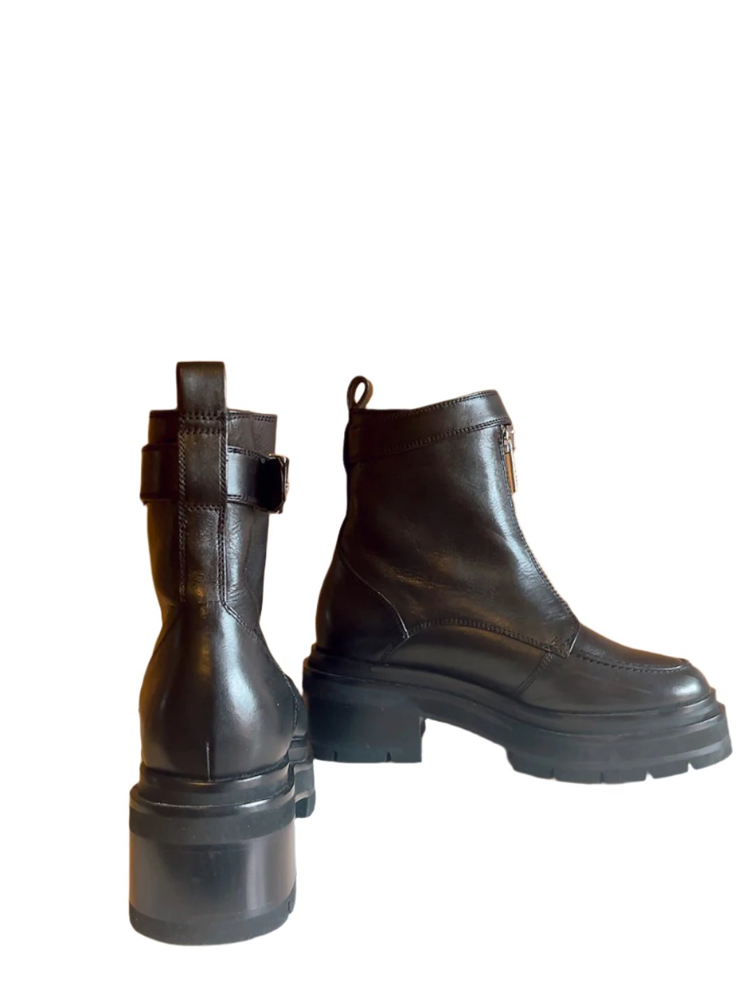 BRONX leather short boots