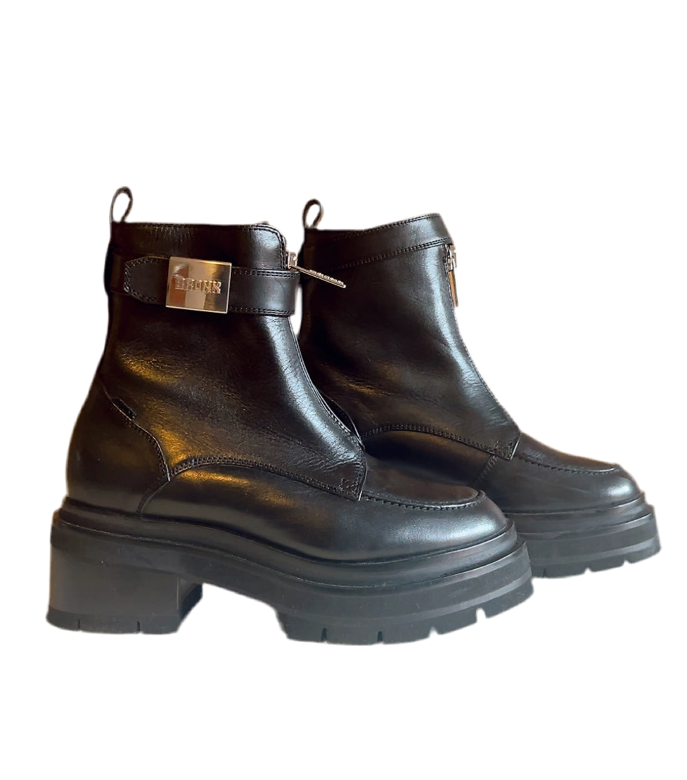 BRONX leather short boots
