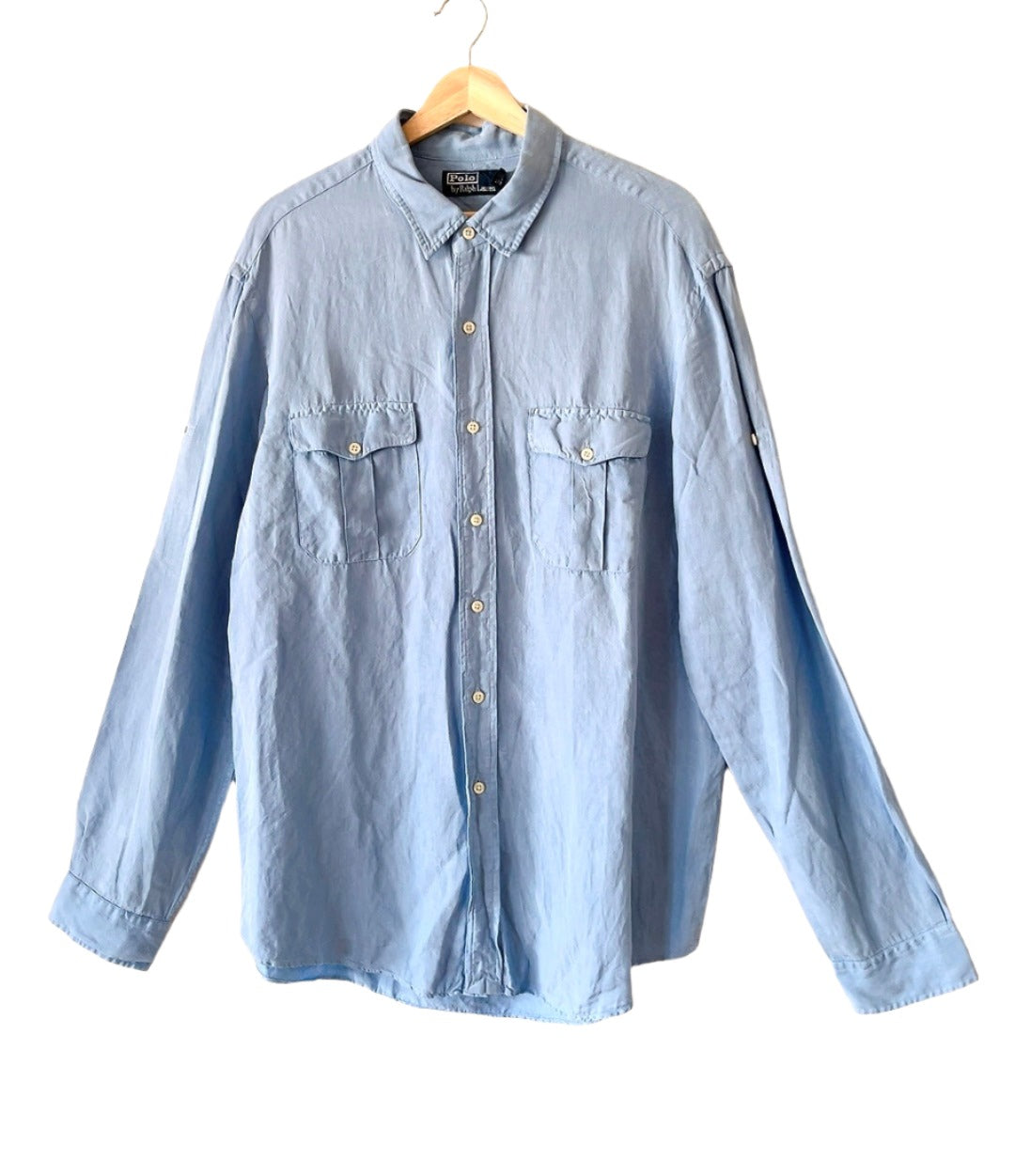 Polo by Ralph Lauren linen×silk shirt