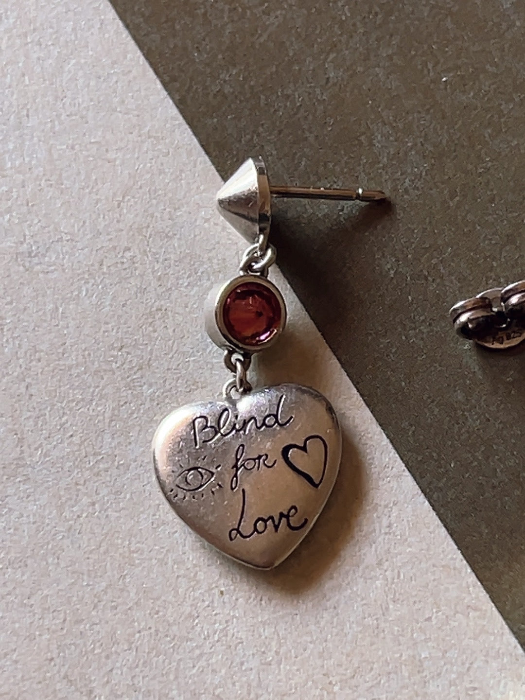 GUCCI ‘Blind for Love’ slv925 earrings
