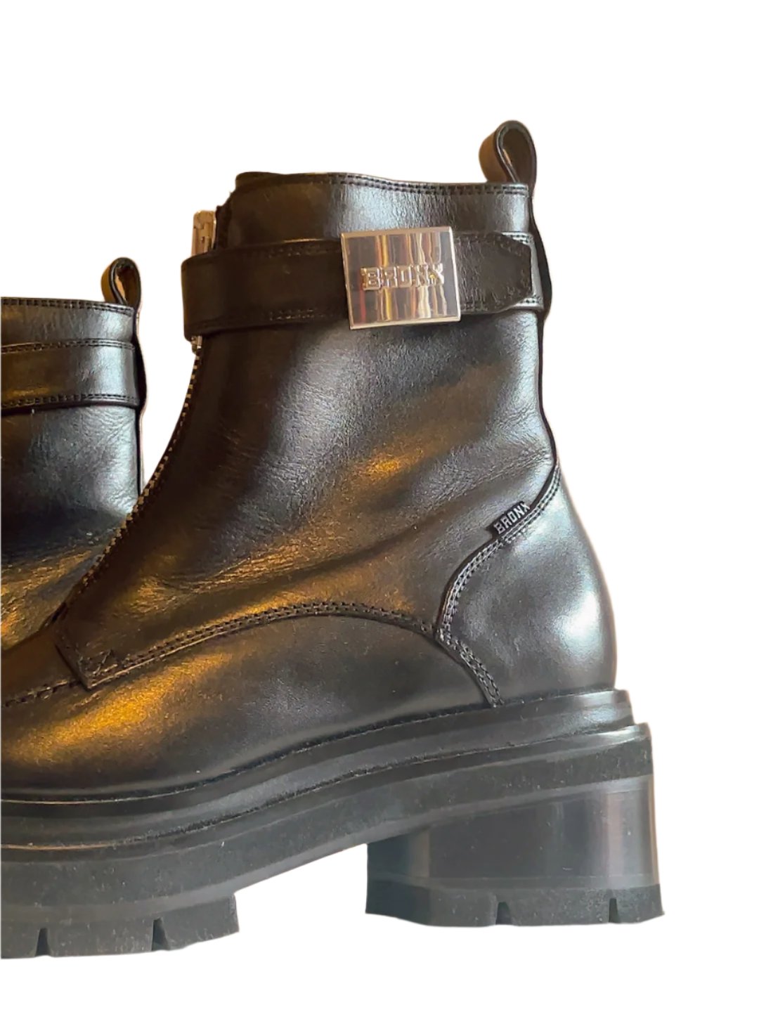 BRONX leather short boots