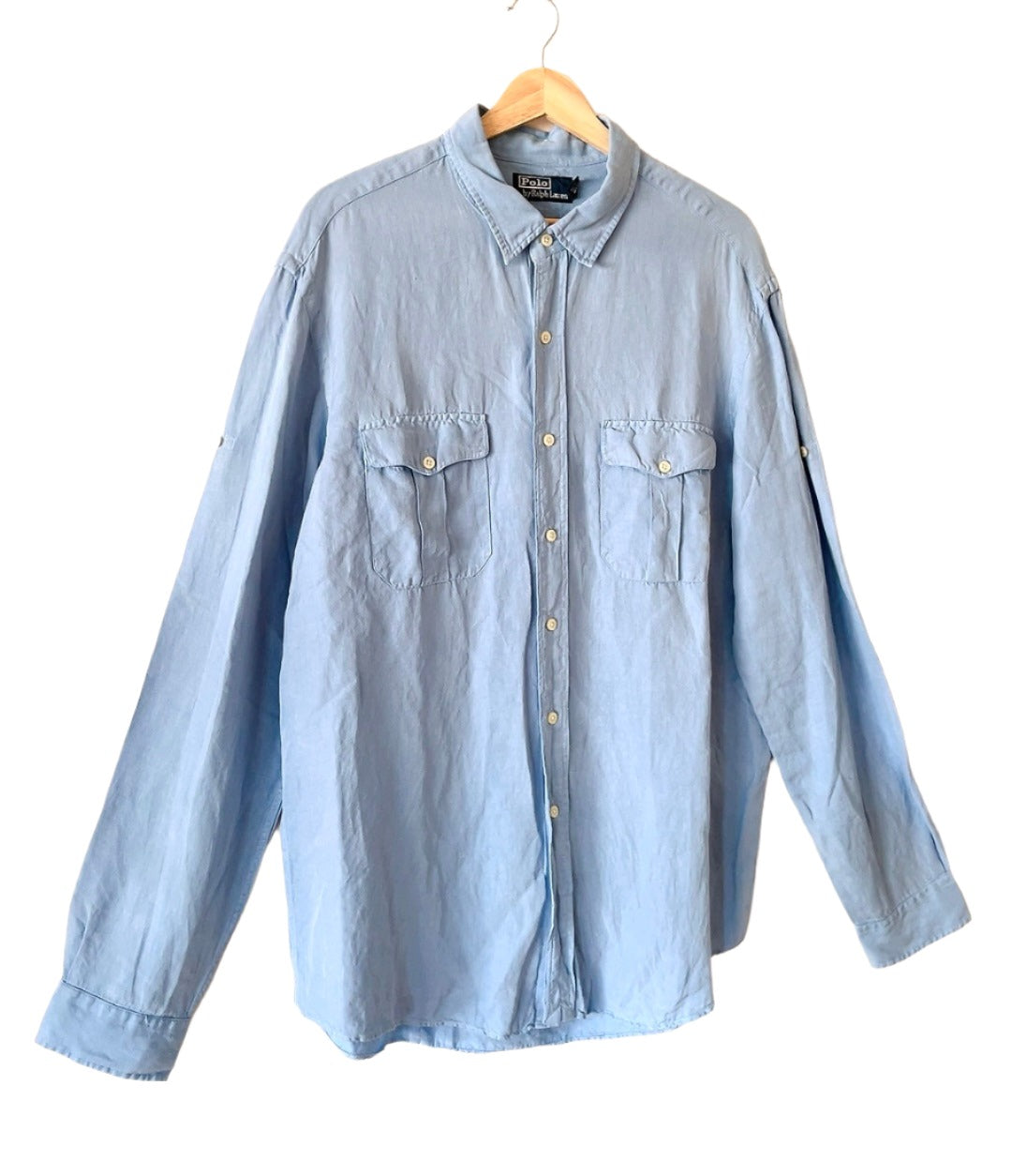 Polo by Ralph Lauren linen×silk shirt