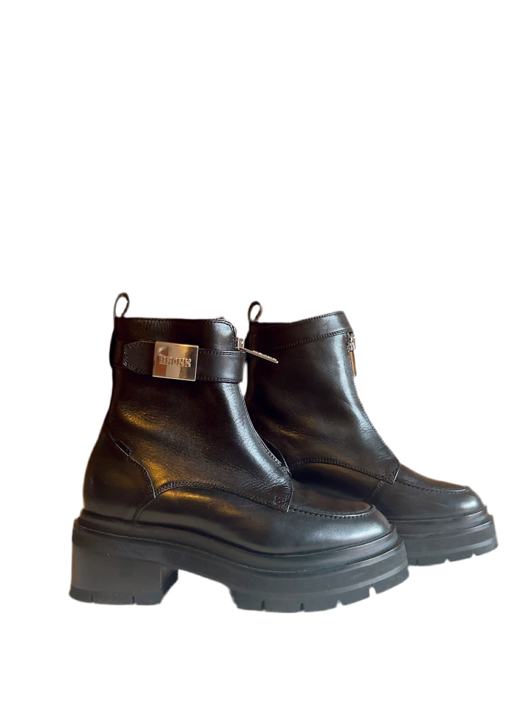 BRONX leather short boots