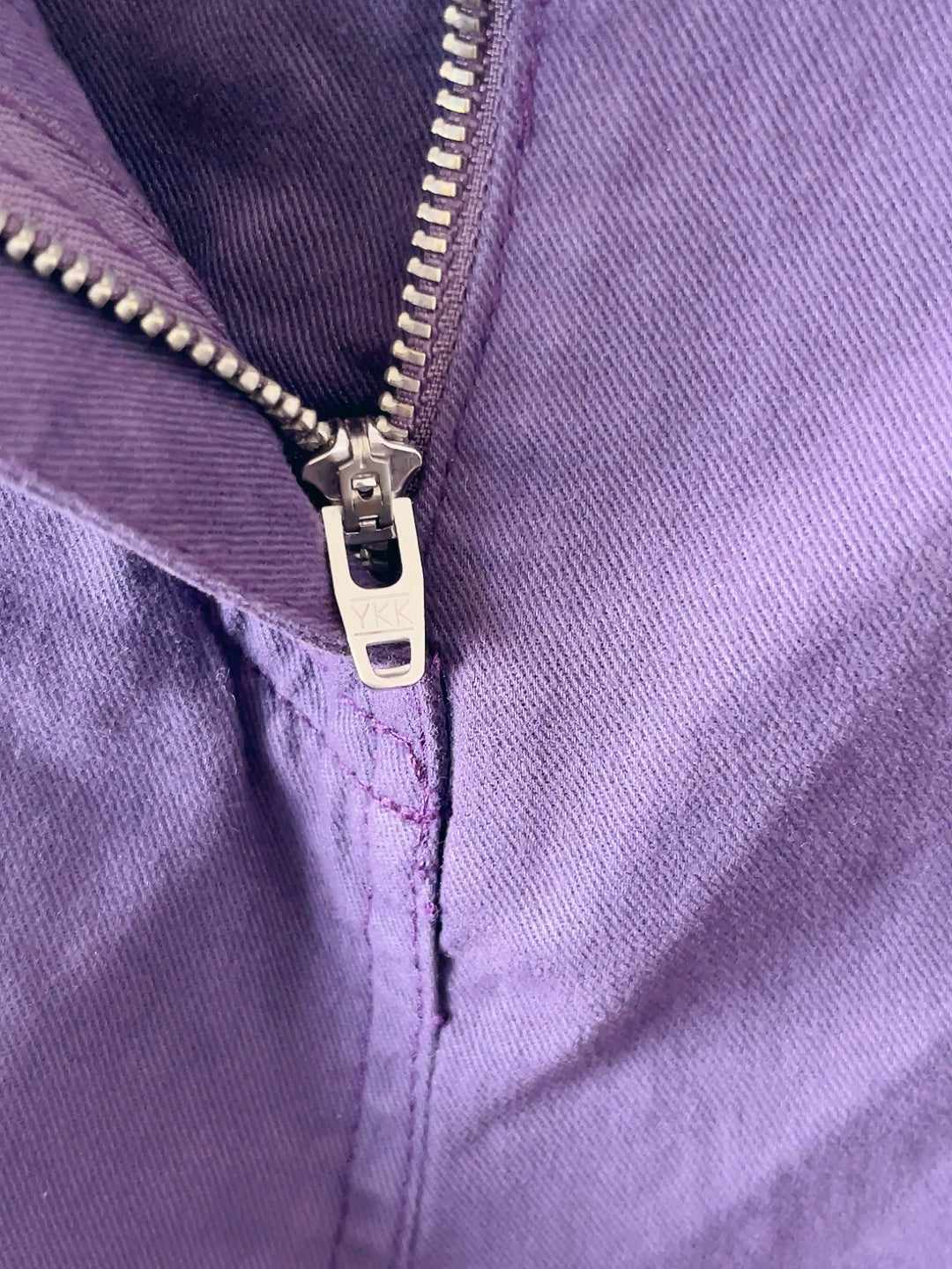 Vintage purple buggy denim pants