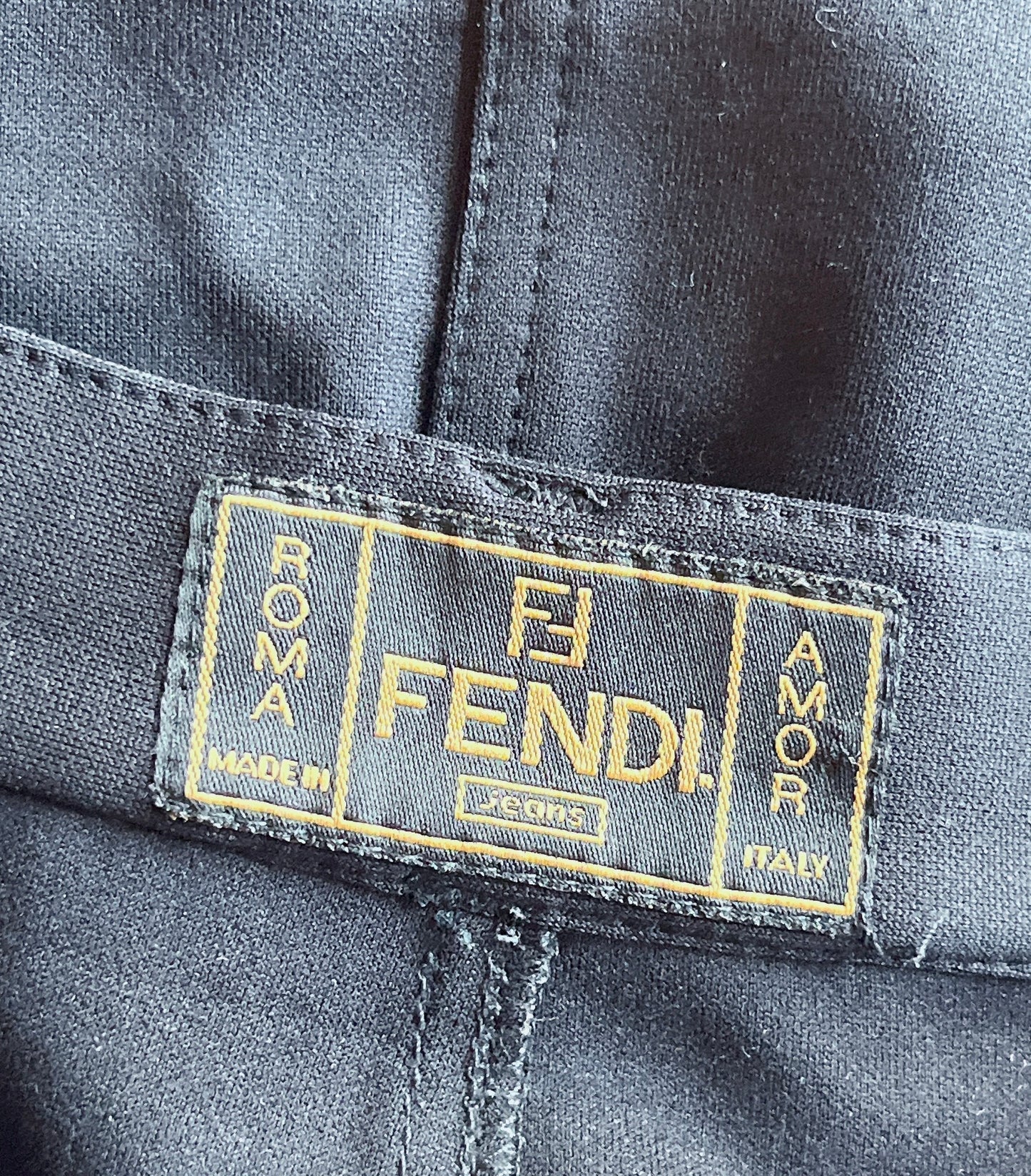 FENDI jeans 90s mini skirt