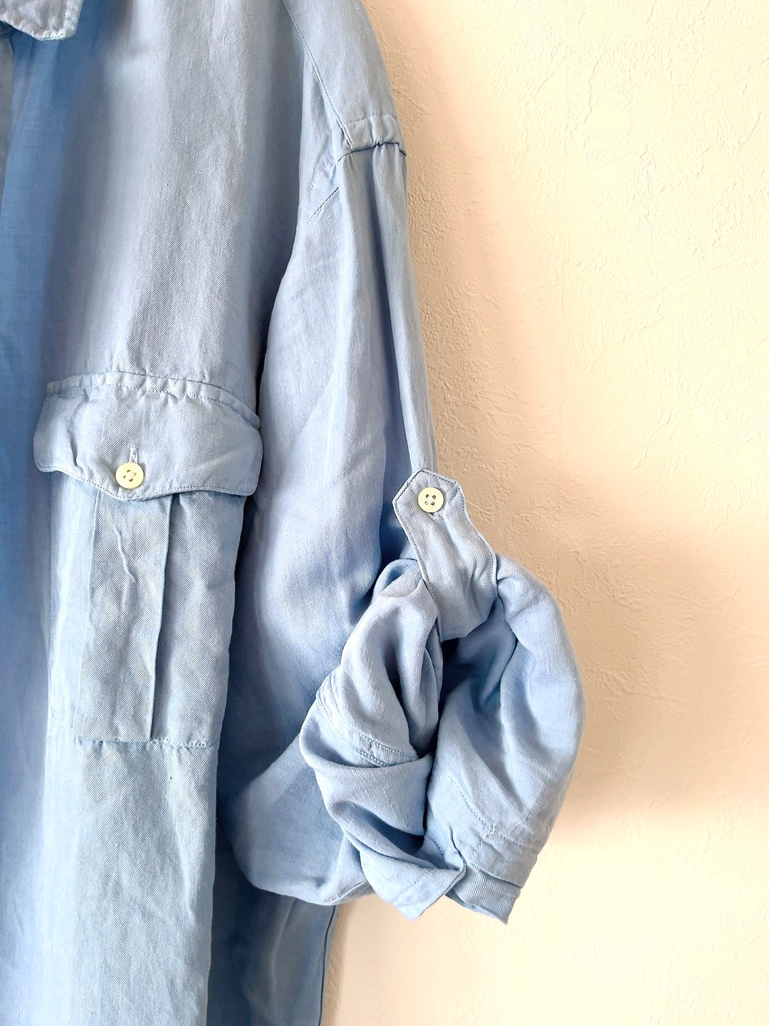 Polo by Ralph Lauren linen×silk shirt