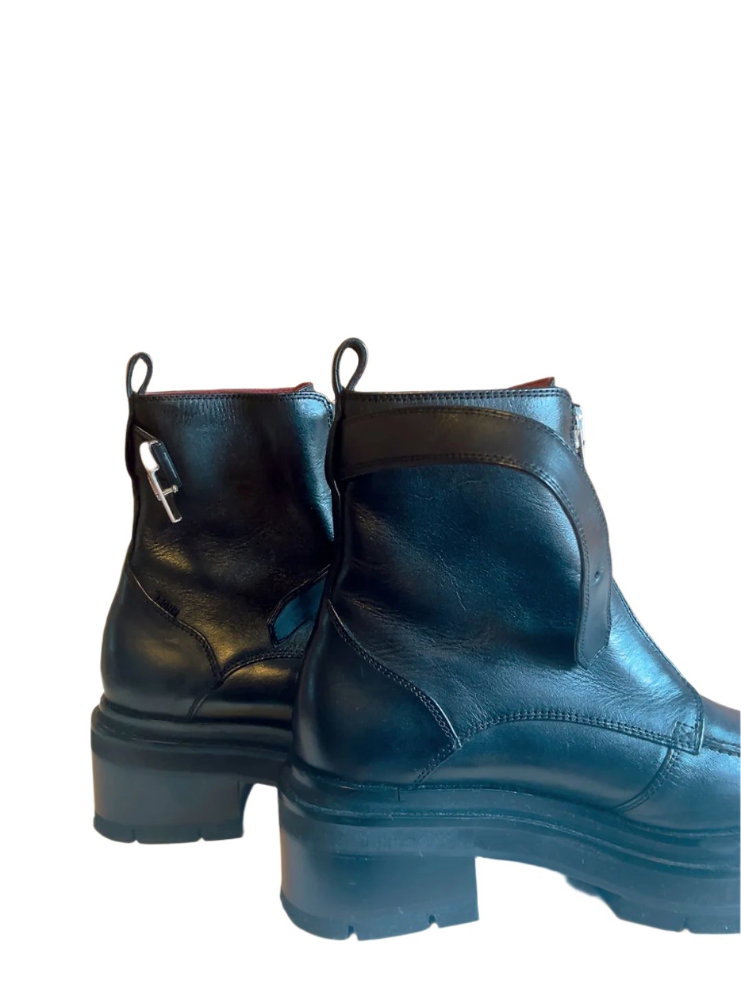 BRONX leather short boots