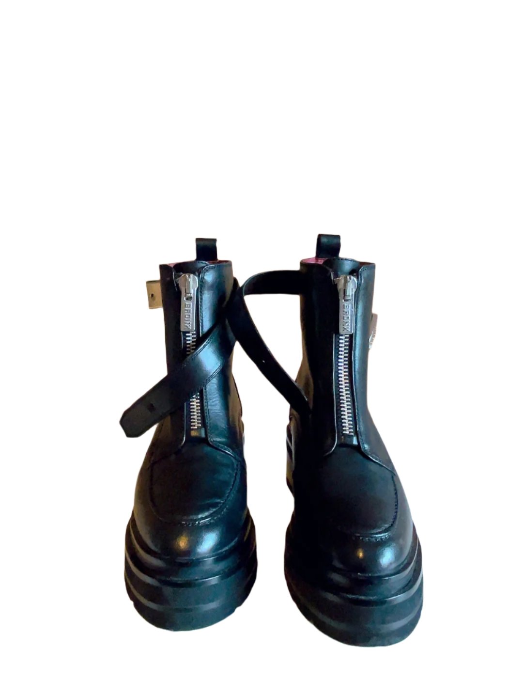 BRONX leather short boots