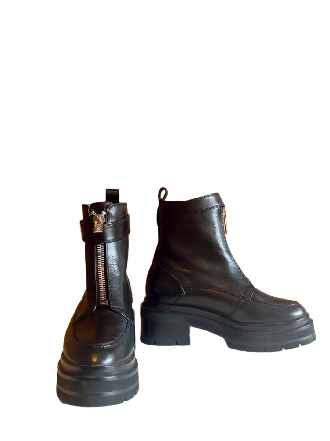 BRONX leather short boots