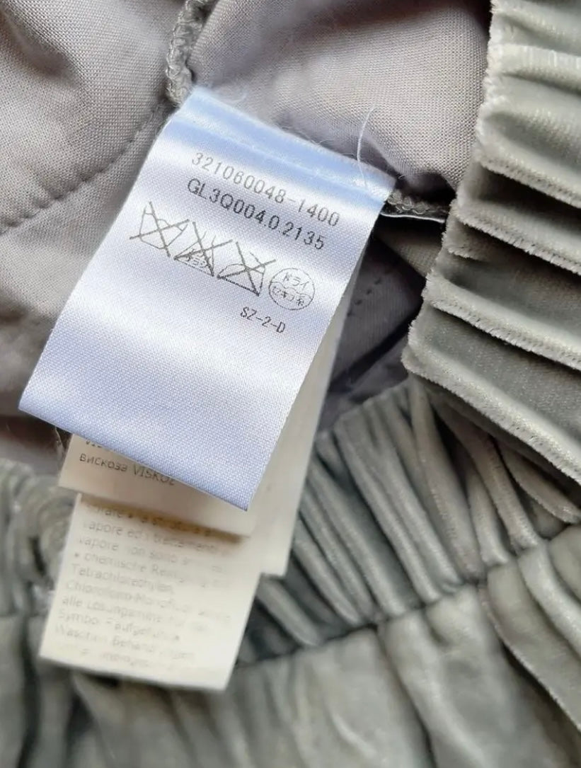 girl - Band of Outsiders gray velour pants