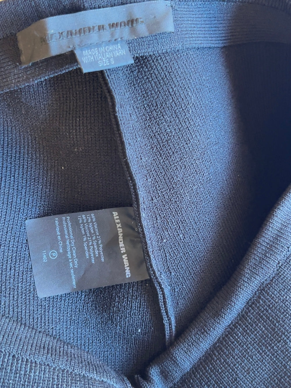 ALEXANDER WANG black knit pants