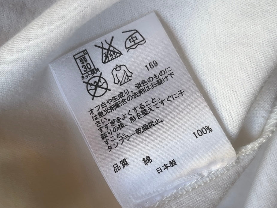 CALVIN KLEIN b&w cropped T-shirt