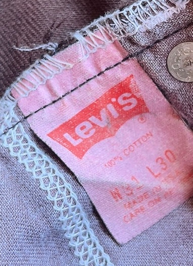 Levi’s vintage ripped denim