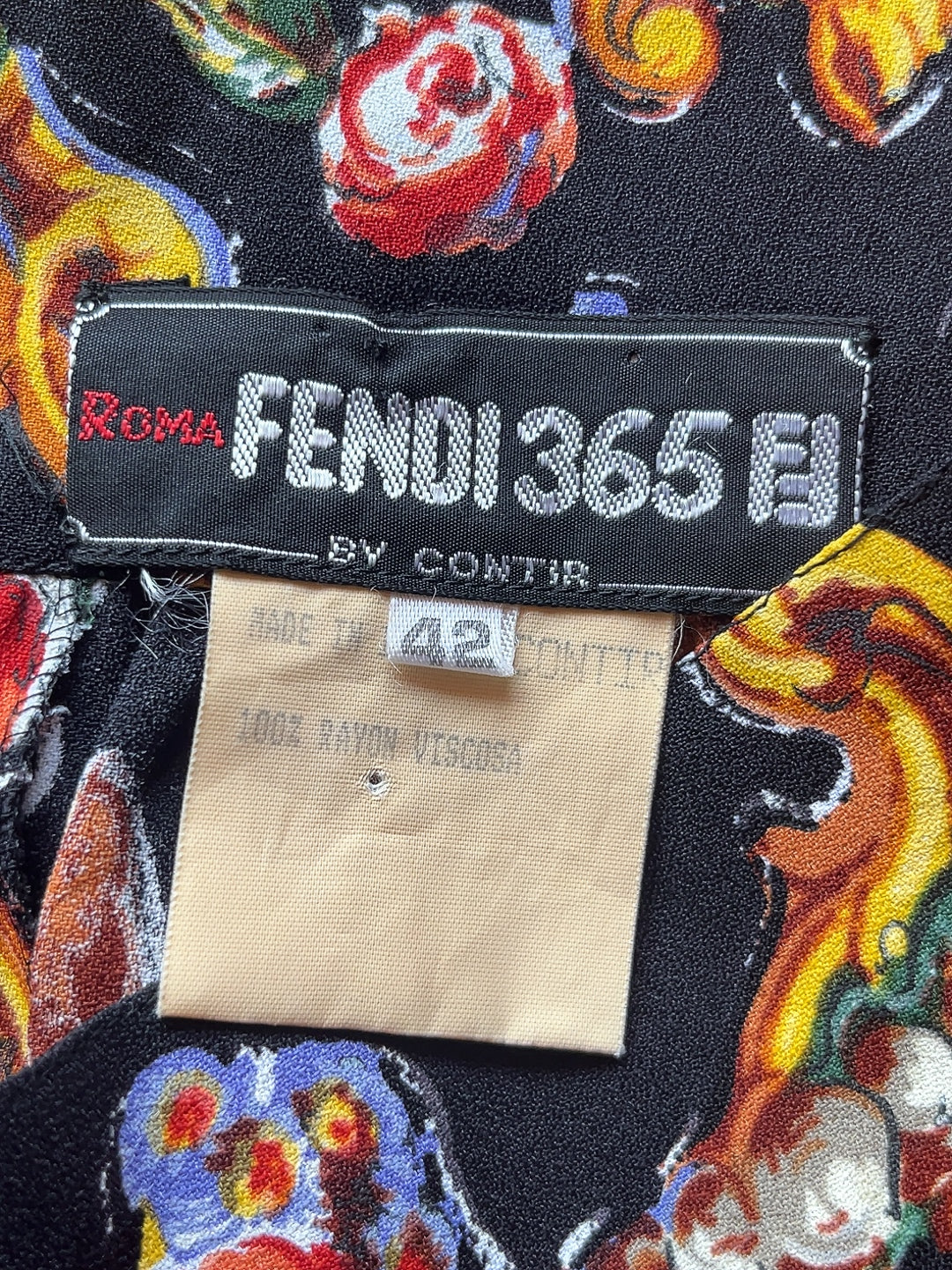 FENDI 80s pattern skirt