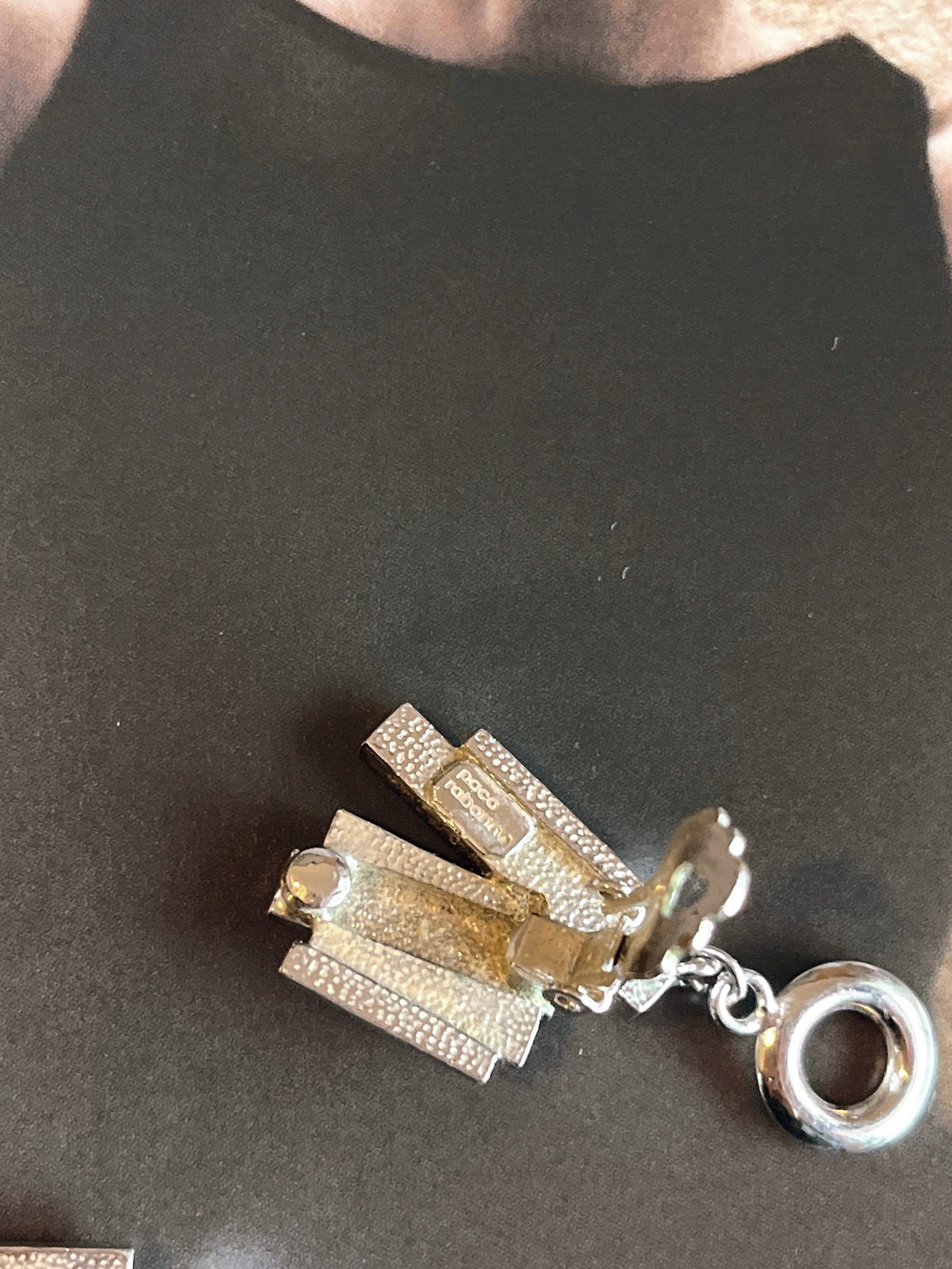 Paco Rabanne silver earrings