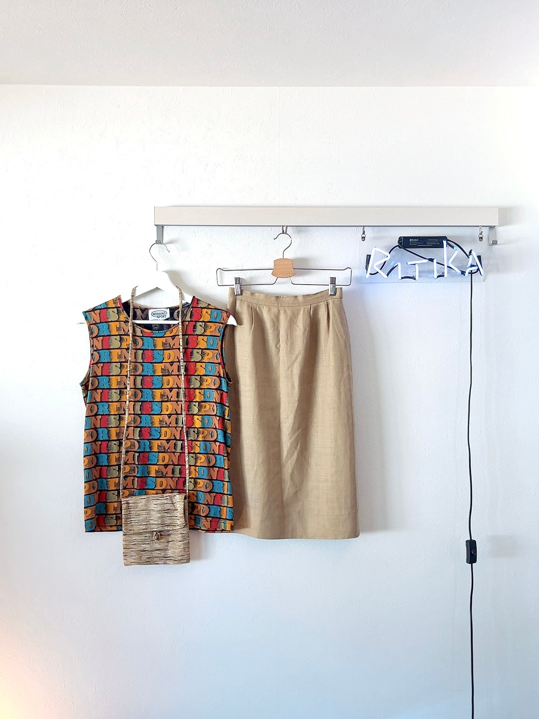 MISSONI vintage dead stock mini bag