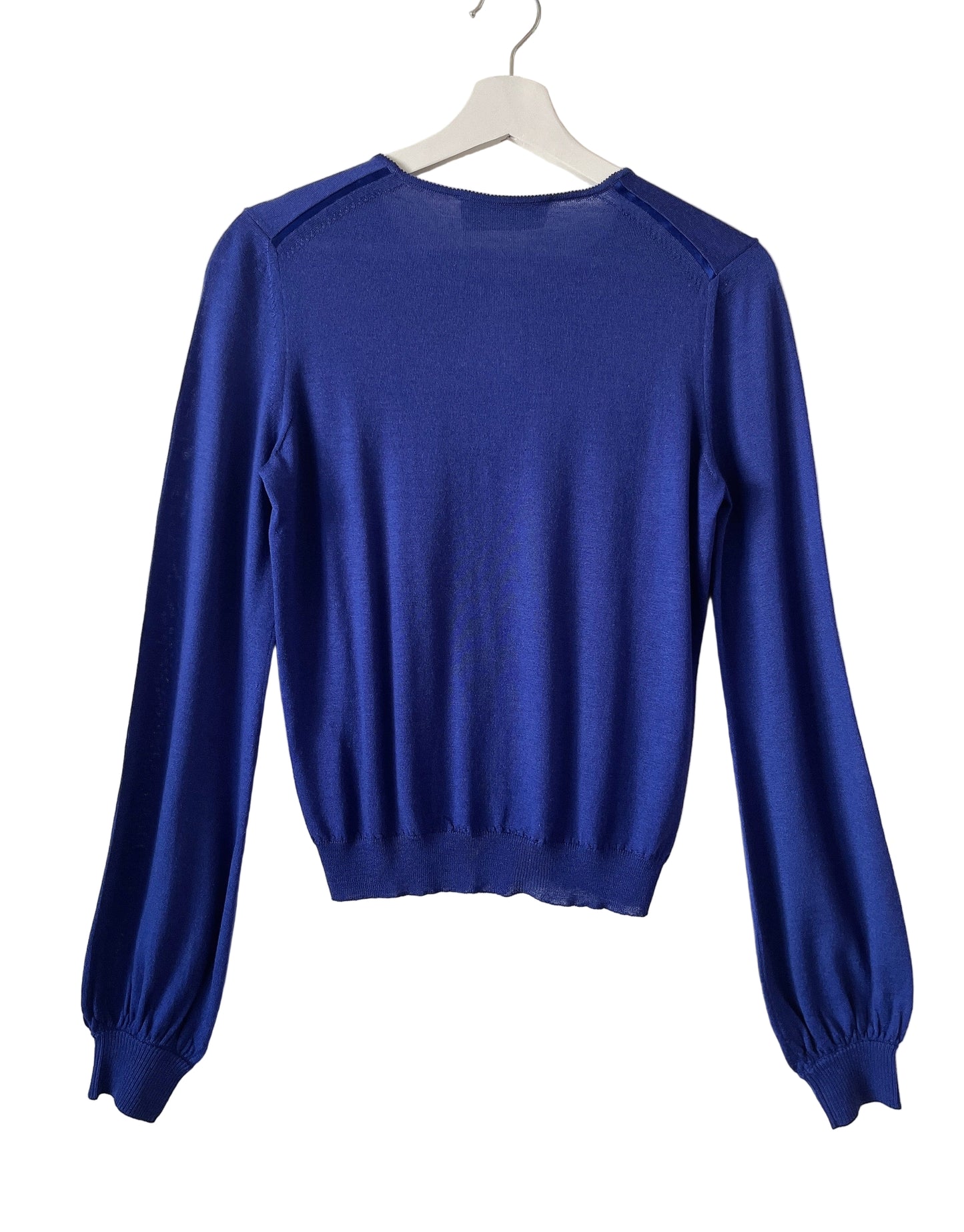 YSL - rive gauche blue knit