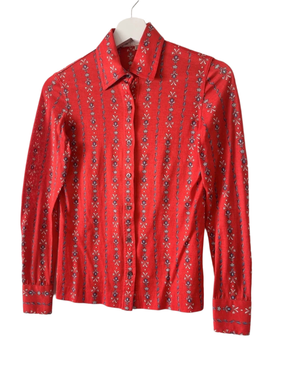 70s old CELINE cotton blouse