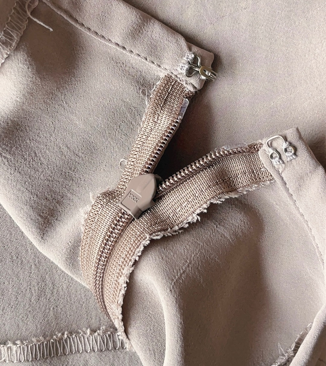 NORMA KAMALI gray brige culotte pants