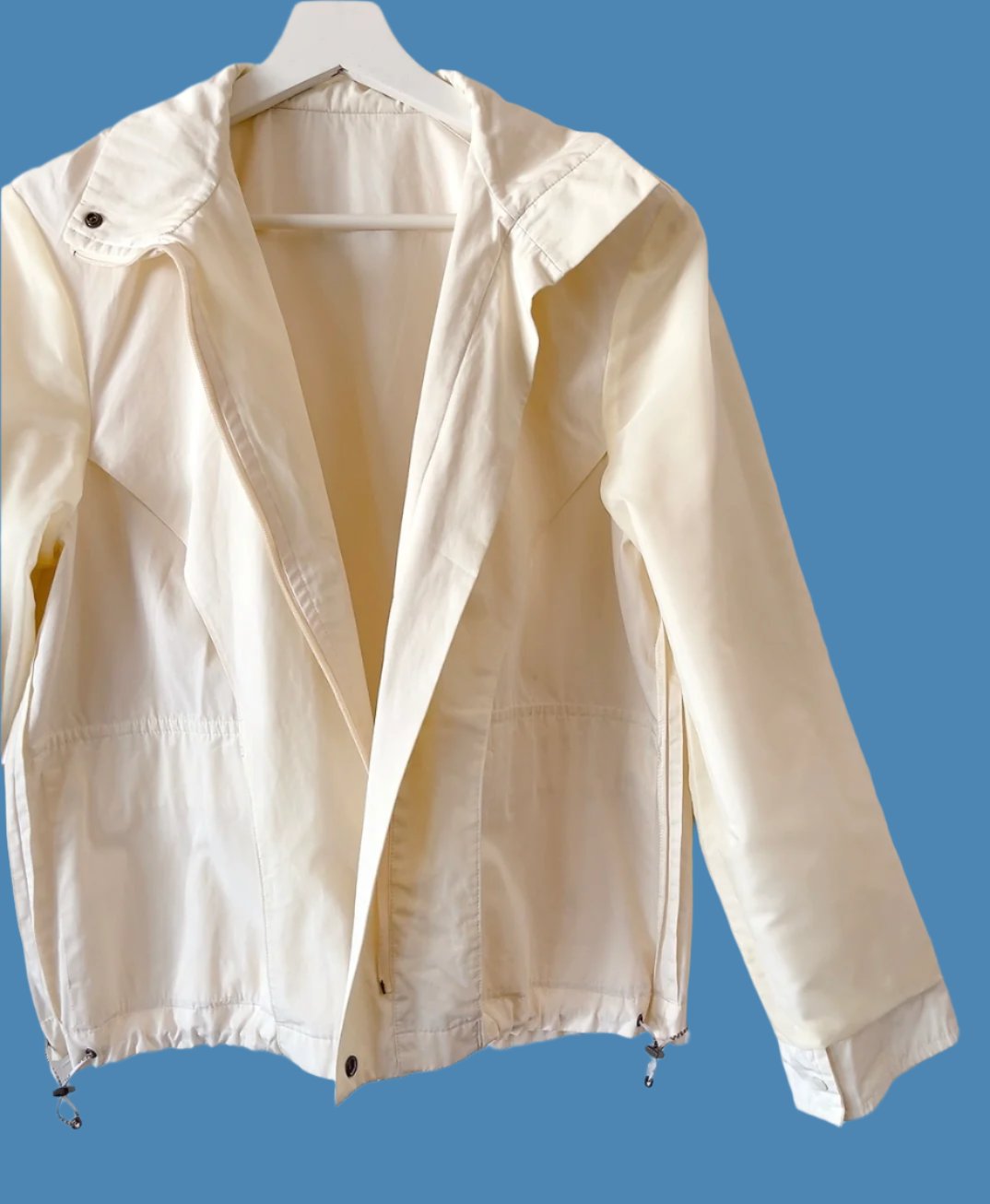 MaxMara - weekend line white cotton blouson