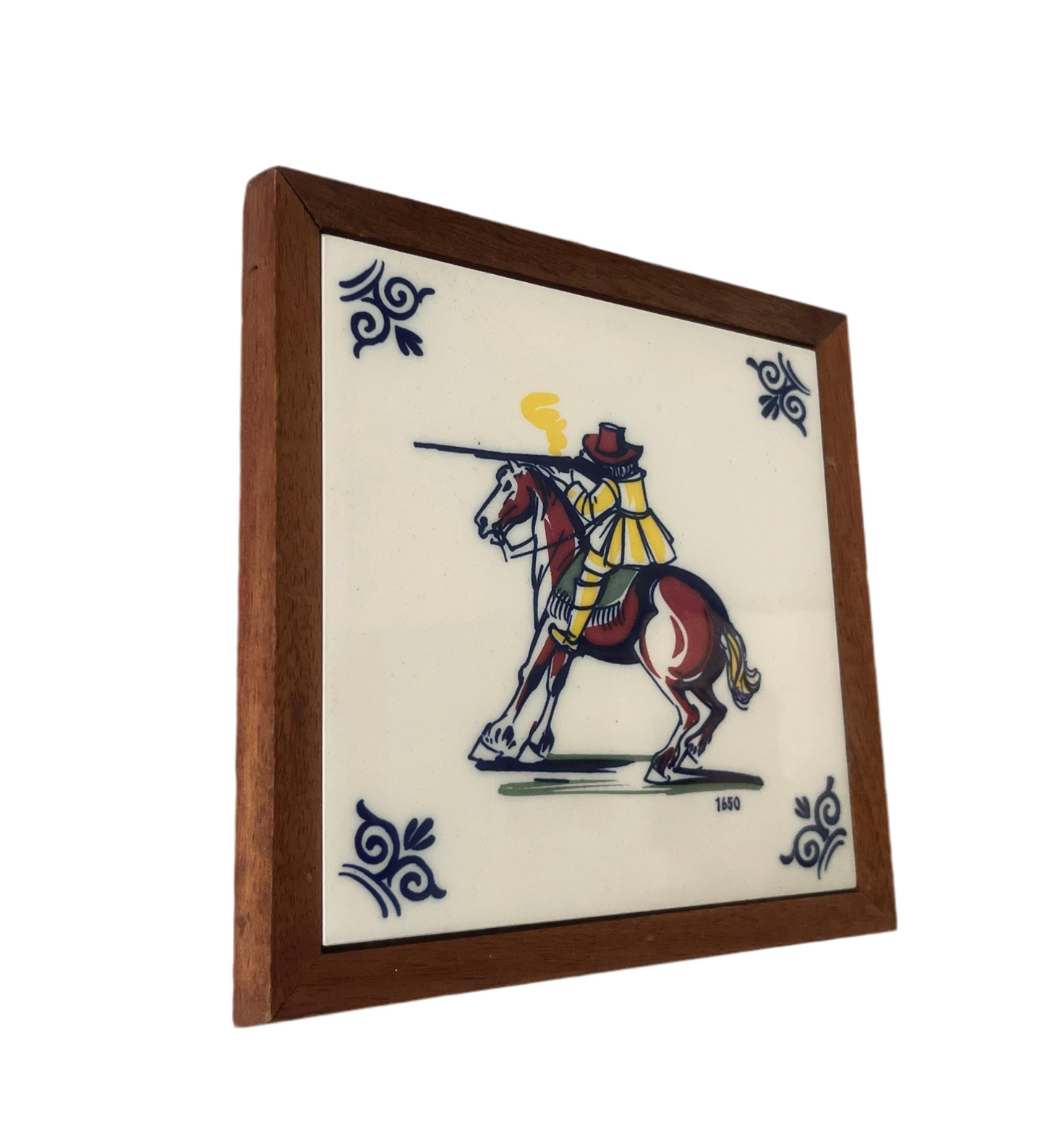 vintage ceramic tile frame