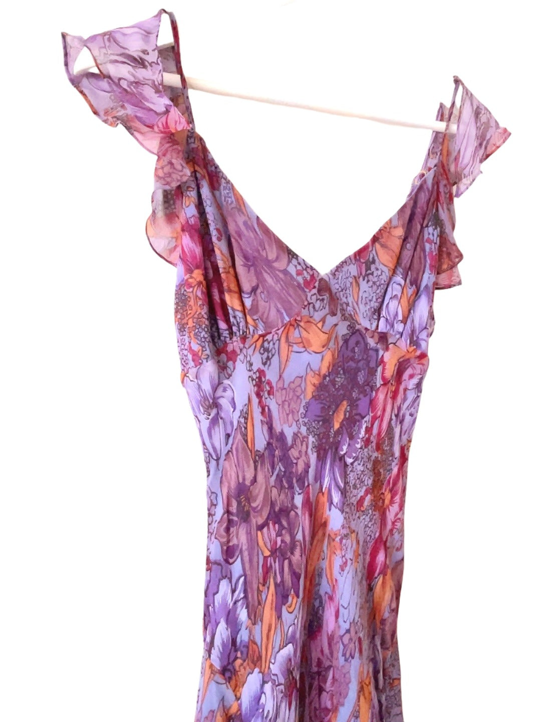 BETSEY JOHNSON vintage silk camisole long dress