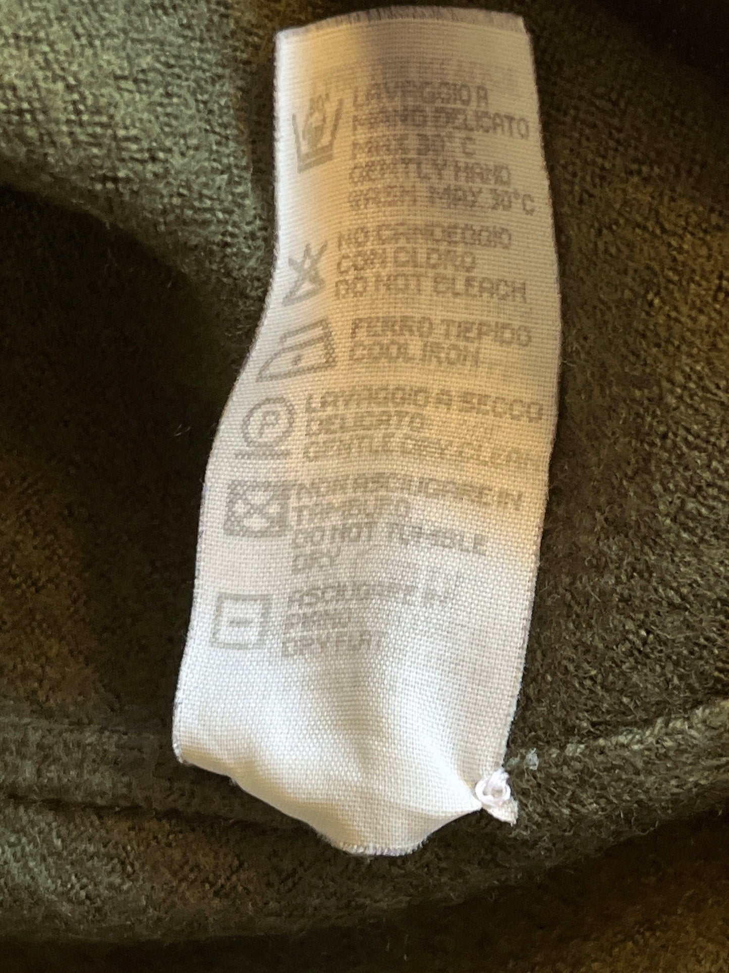 ARMANI COLLEZIONI khaki sweater