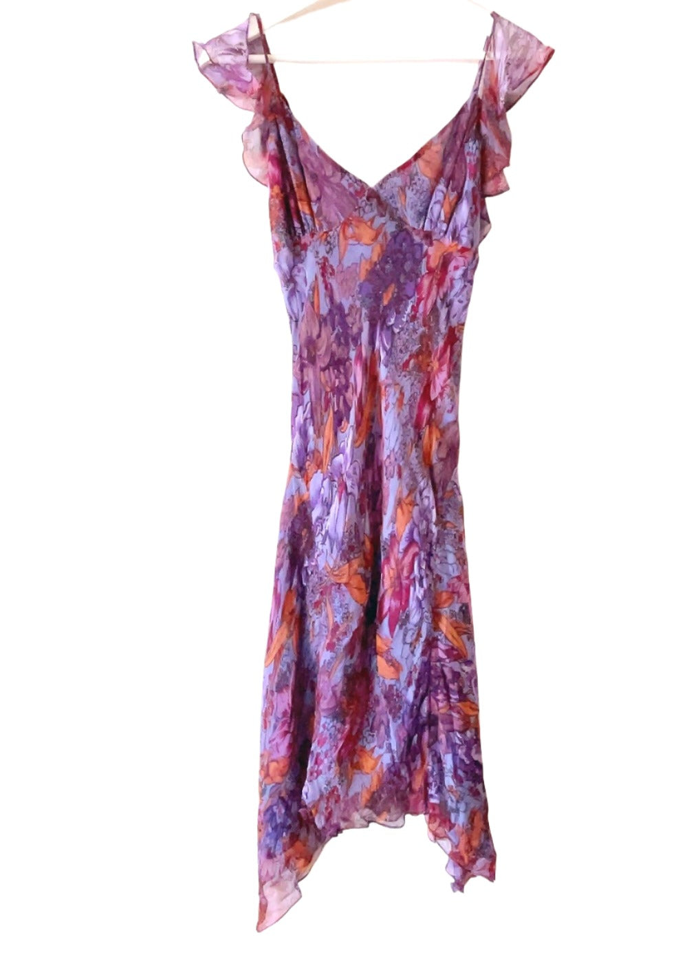 BETSEY JOHNSON vintage silk camisole long dress