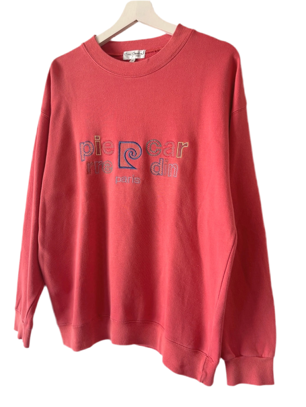 Pierre Cardin 80's embroidery sweatshirt
