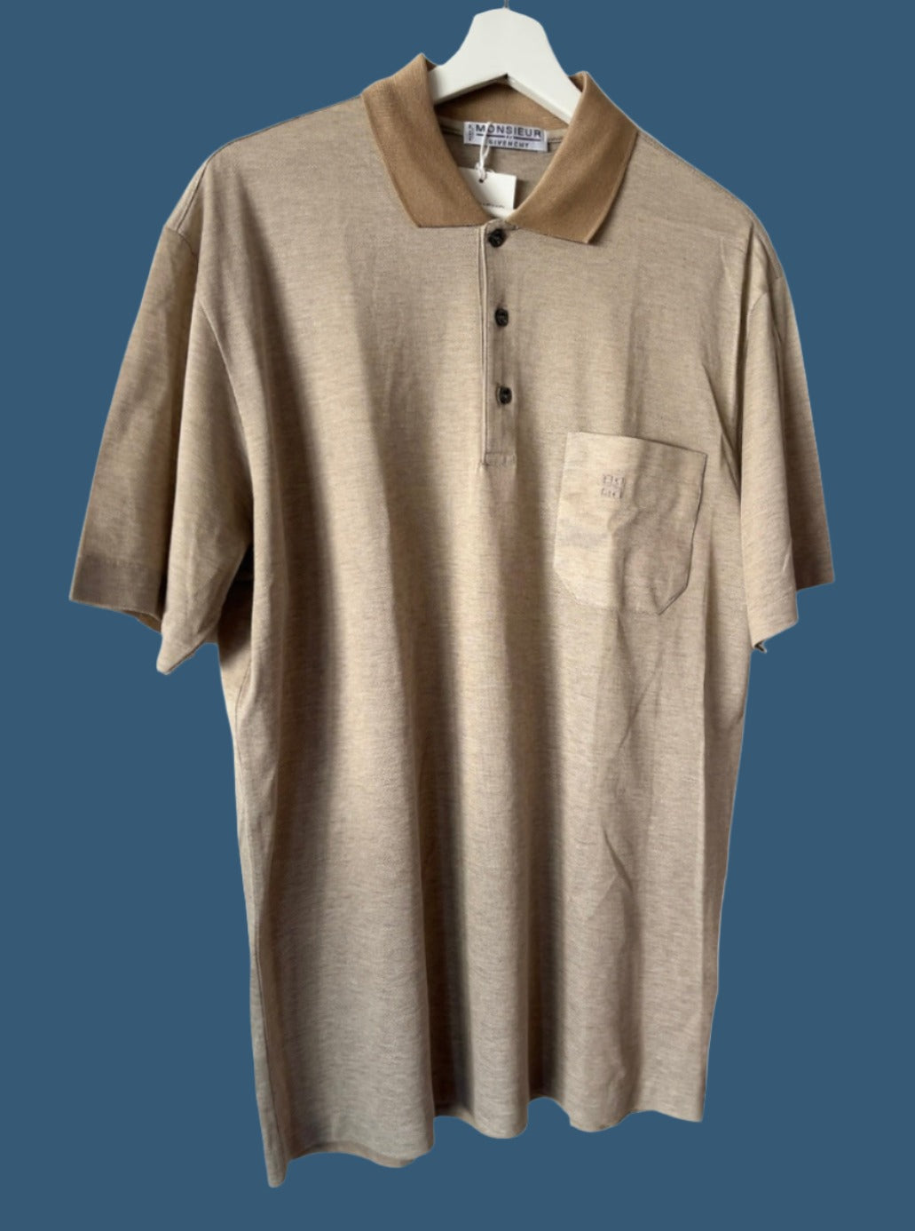 GIVENCHY 80s deadstock logo polo shirt
