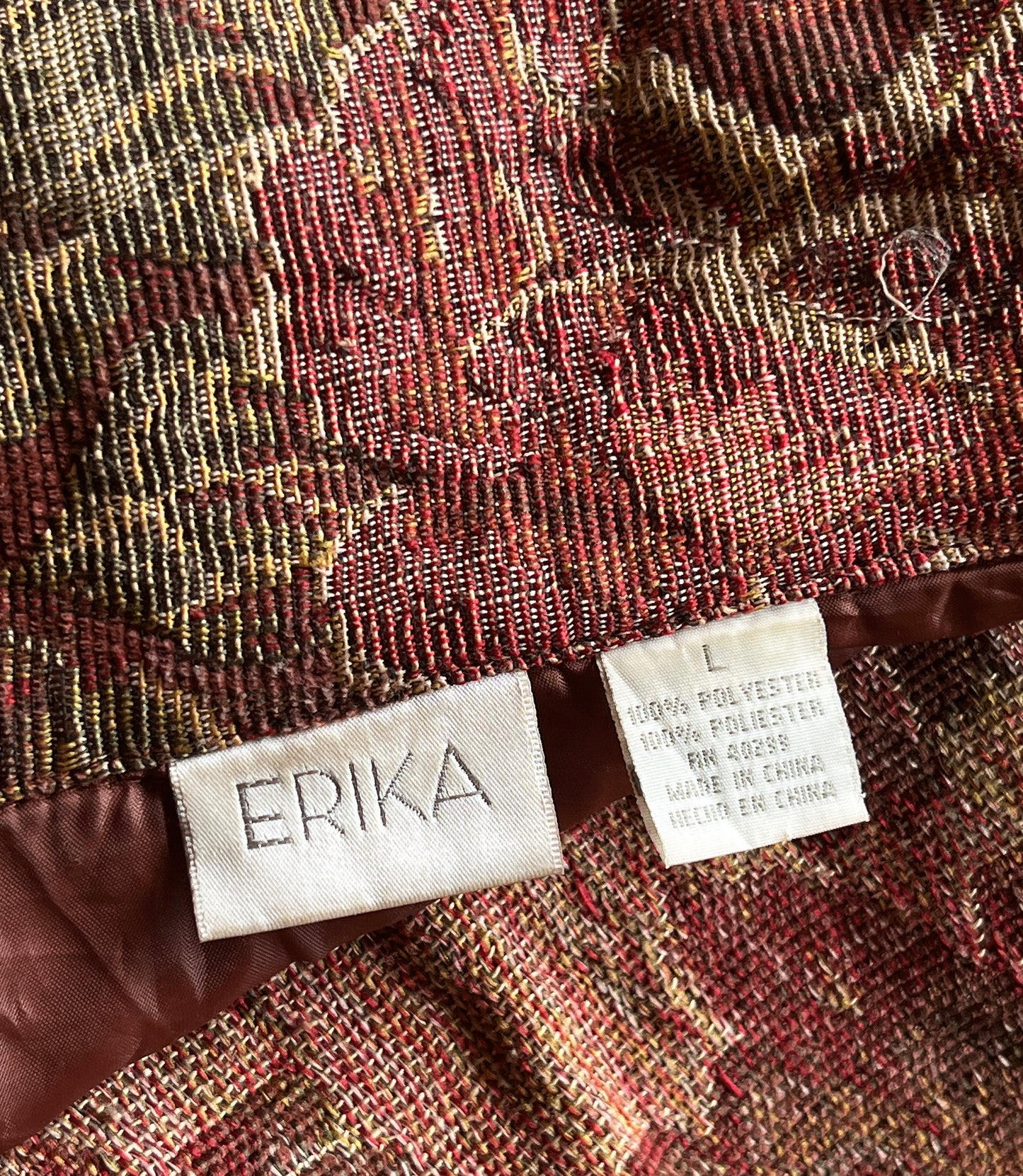 vintage autumn color Gobelins jacket