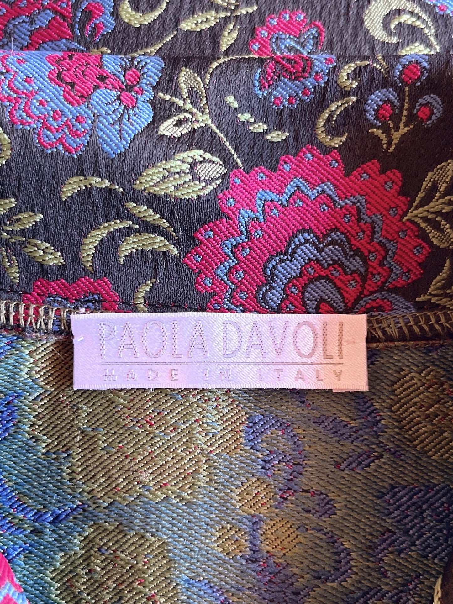 vintage jacquard jacket